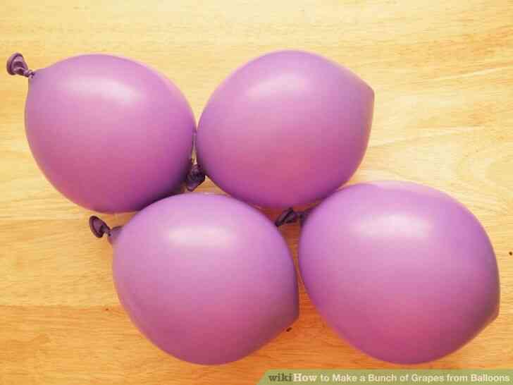 Image intitulée Faire une Grappe de Raisin à partir de Ballons à l